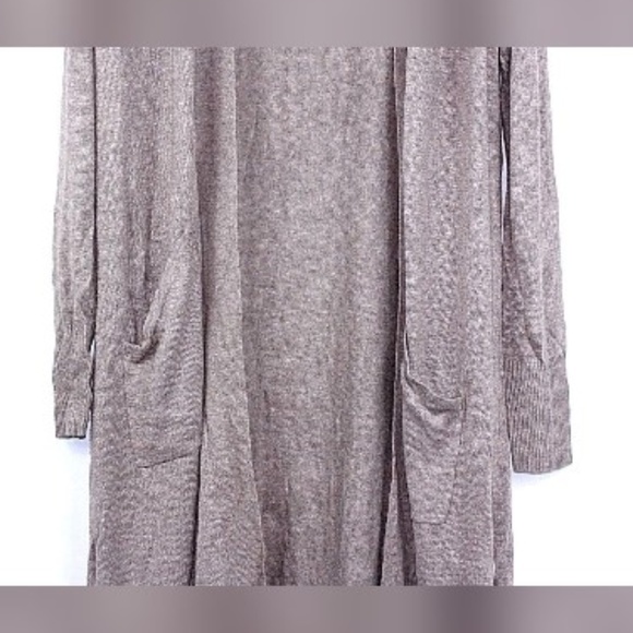 H by Halston Regular Open Front Hi-Low Cardigan - Picture 2 of 4